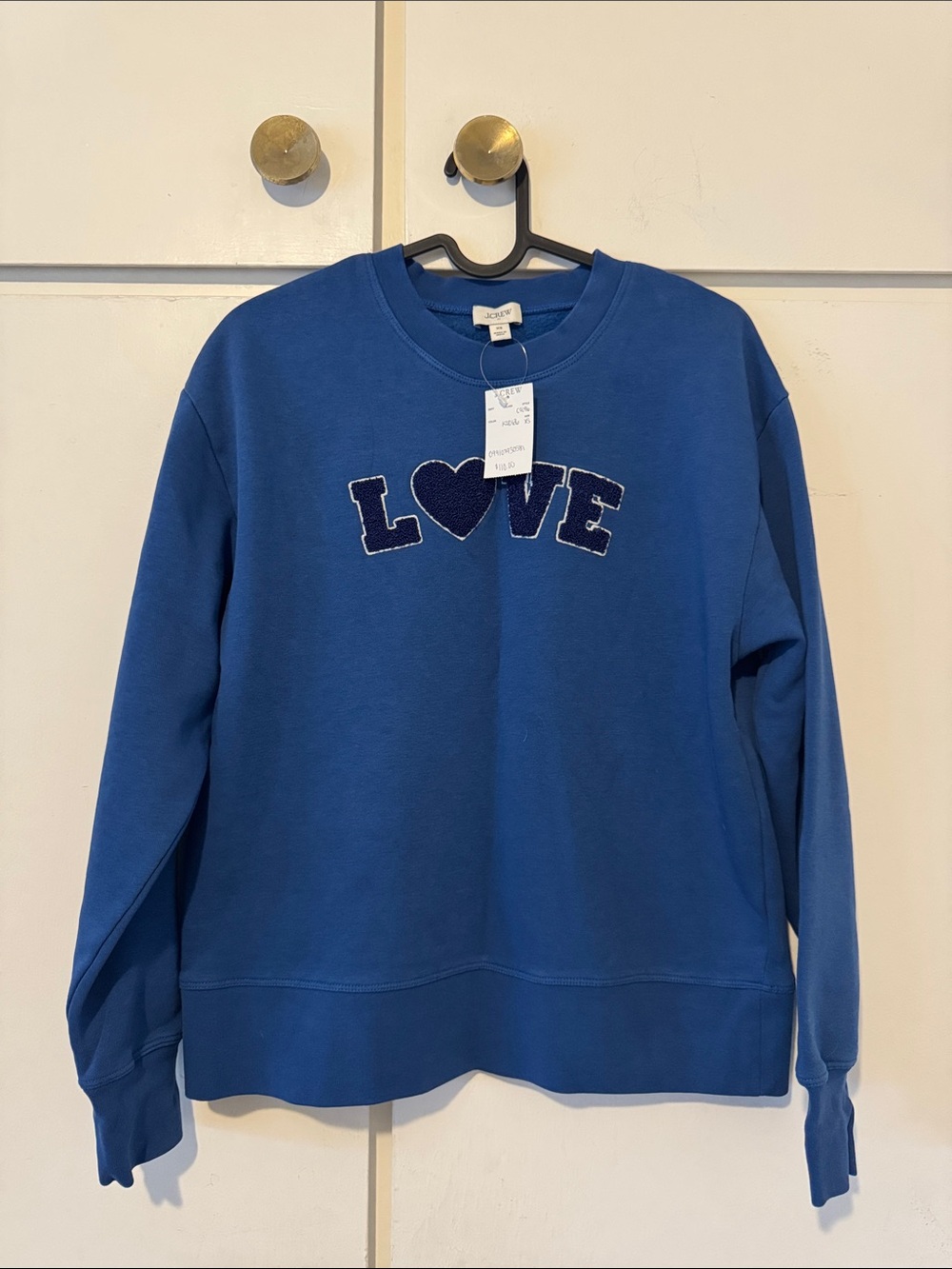 J. Crew Blue Crewneck Sweatshirt